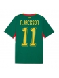 Moške Nogometnih dresov Senegal Nicolas Jackson #11 Gostujoči SP 2026 Kratki rokavi Moške Nogometnih dresov Senegal Nicolas Jackson #11 Gostujoči SP 2026 Kratki rokavi